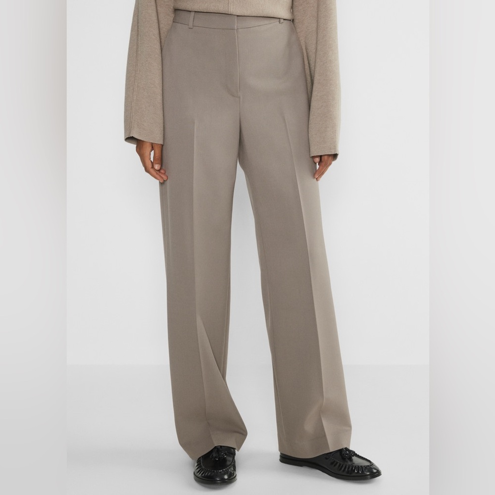 Aritzia Babaton Agency Pants - Taupe Beige